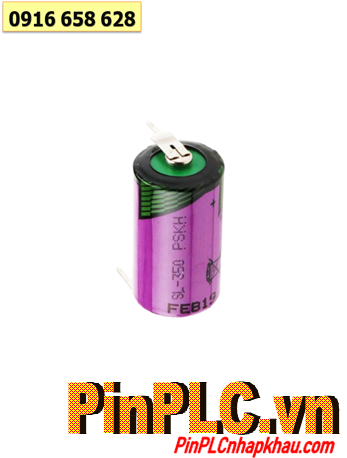 Tadiran SL-350 (chân thép hàn), Pin nuôi nguồn PLC Tadiran SL-350 lithium 3.6v 1/2AA 1200mAh